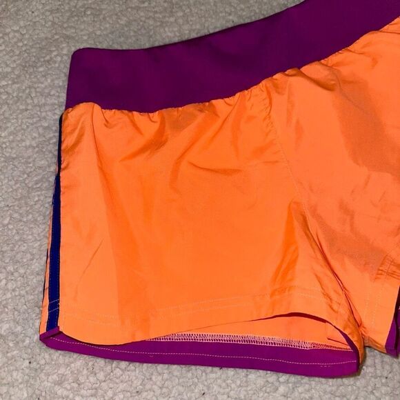 Adidas Women’s Athletic Shorts Bright Coral Purple Size Small EUC - Picture 3 of 11